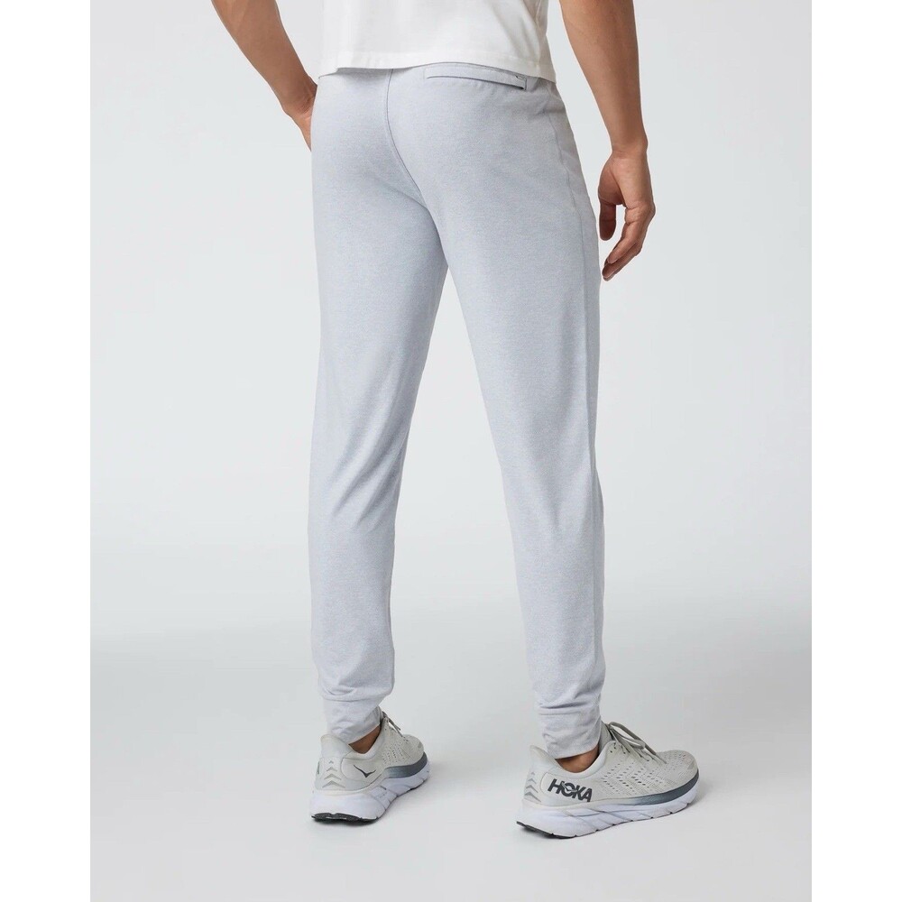 Vuori Ponto Performance Jogger Pant Mens Small Light Gray Dreamknit Stretch V438 - Picture 3 of 12